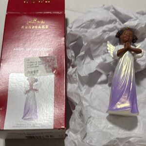 Hallmark Angel of Innocence Ornament - Purple and White 2021